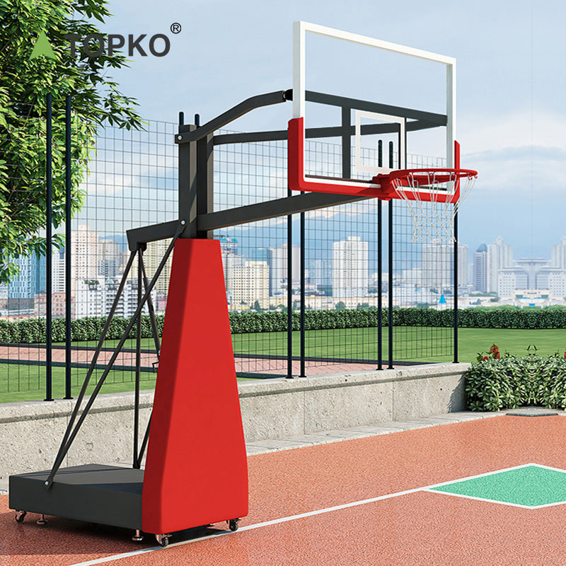 Mobile basketball stand