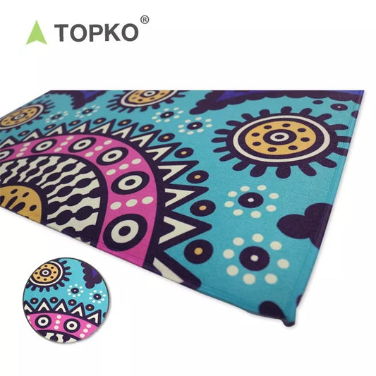 No Silicone Dot Digital Printing Ant Cloth Yoga Towel