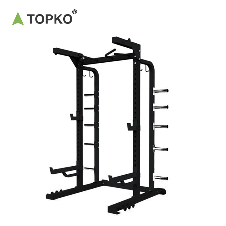 Stand Height Adjustable Barbell Stand Weight Lifting Rack – Topko-store