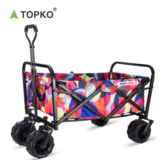 Heavy Duty Foldable Outdoor Utility Four-Wheeler