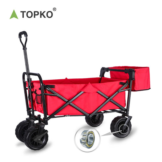 Practical foldable outdoor multi-functional four-wheel vehicle