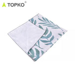 Fleece Printed Yoga Towel Without Silicone Dots