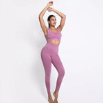 High Waist Suture Gym Yoga Two-Piece Suit