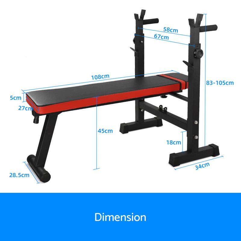 Barbell bench stand clearance