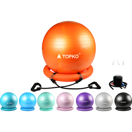 TOPKO Yoga Ball with Base