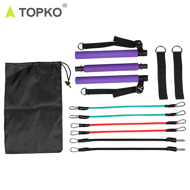 Pilates toning bar top