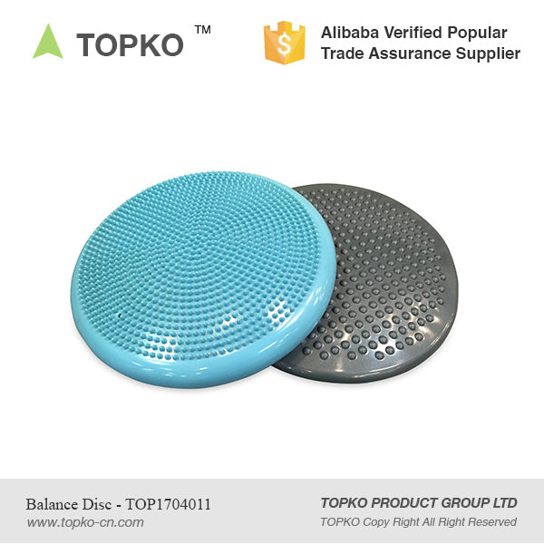 Stable Button Disc Inflated Stability Balance Disc, Including Free Pump - Bulk Packaging ...