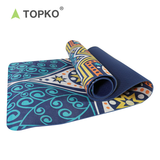 Super Elastic Anti-Tear Mesh Sandwich Yoga Mat TPE Material