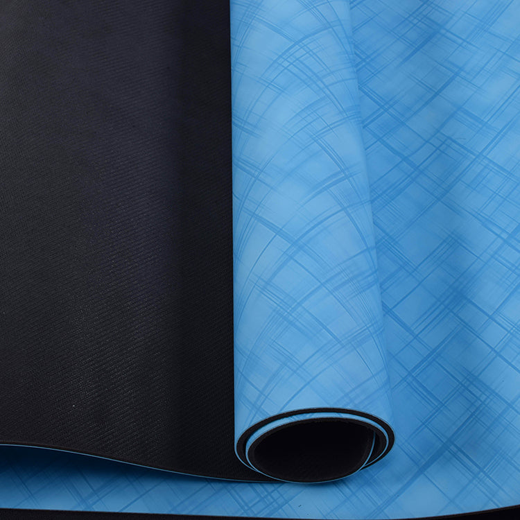 PU Natural Rubber Yoga Mat with Elegant Texture – Topko-store