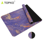 Natural Rubber Yoga Mat - Eco Yoga Mat - Newly Improved Non Slip Pattern - Reversible Natural Rubber