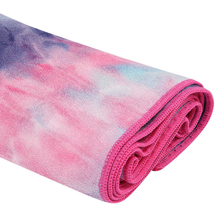 Tie dye Microfiber Yoga Towel（ no silicon dot ) – Topko-store