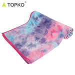 Tie dye Microfiber Yoga Towel（ no silicon dot )